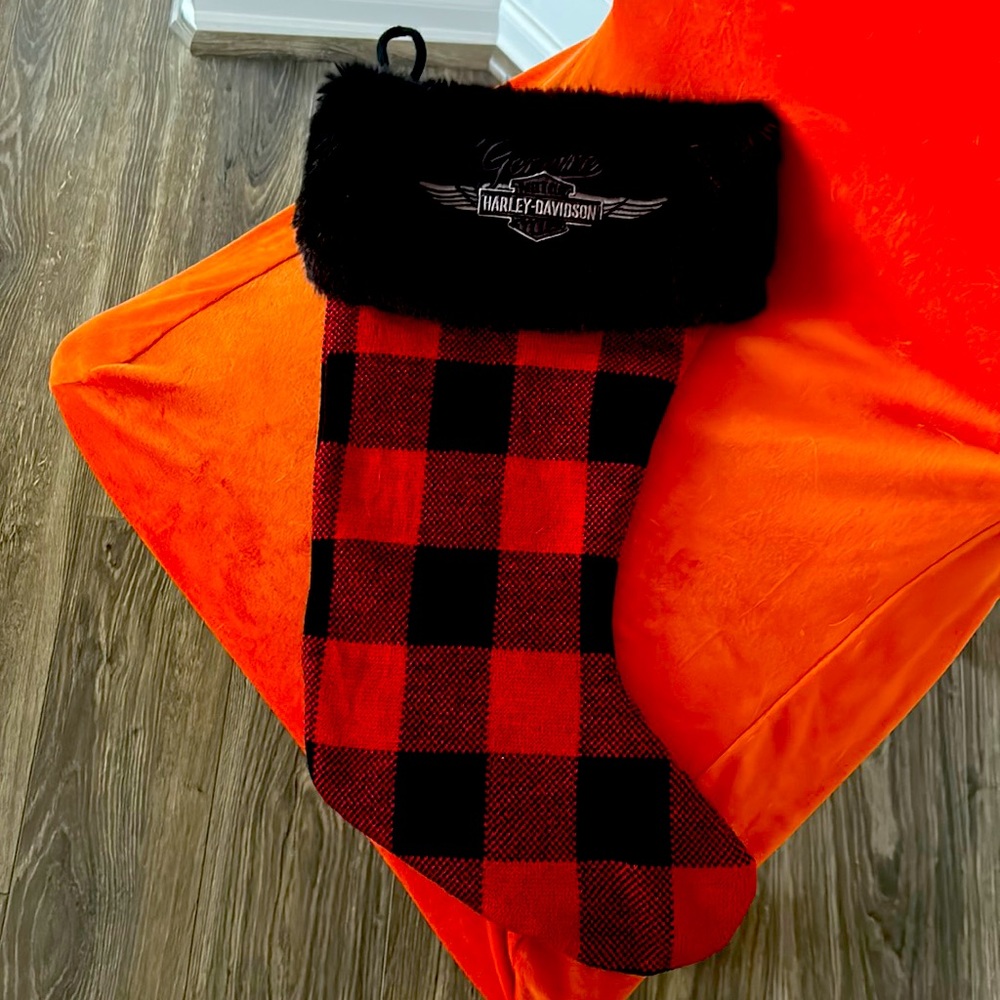 Harley Davidson Christmas  stocking